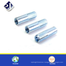 alibaba online shopping high quality carbon steel zinc plated drop-in anchor bolt